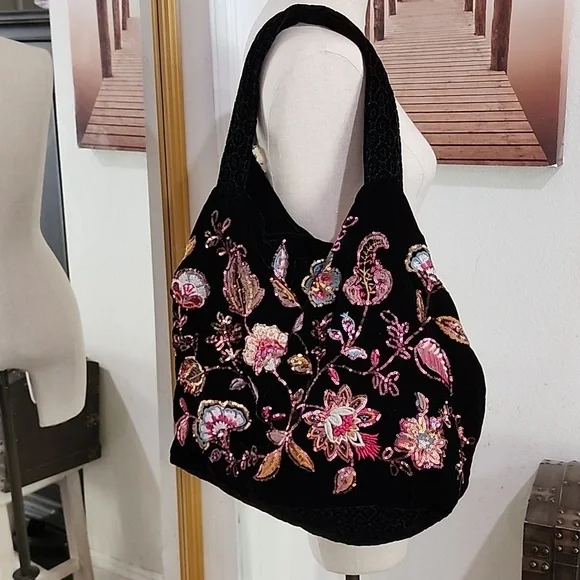 Nwt Johnny Was Brenda Embroidered Tote bag